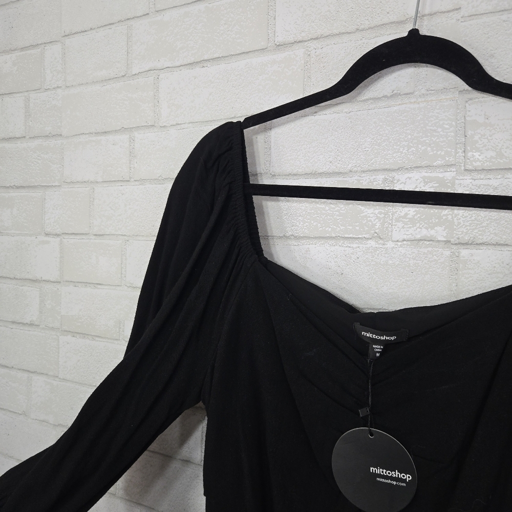 mittoshop NWT black crop top - Picture 7 of 14